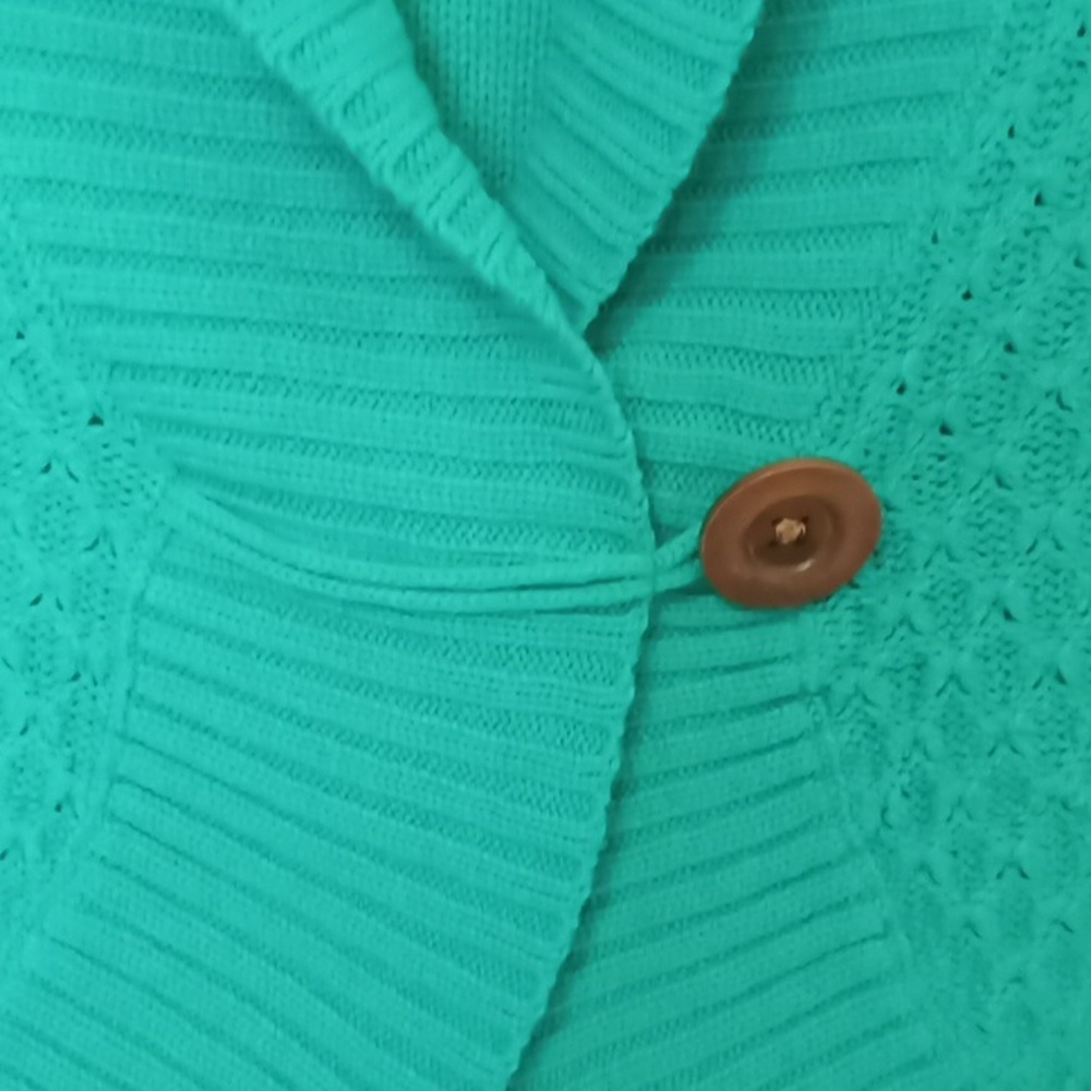 Faded Glory Stylish Green Cardigan XL - Picture 2 of 5